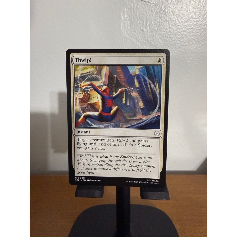 Magic The Gathering Marvel Secret Lair Thwip! Spider-Man Instant Card C 0020 SPM